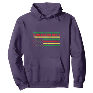 Black History Month Hoodie African American Pride Flag TS02 Purple Printyourwear