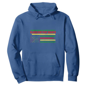 Black History Month Hoodie African American Pride Flag TS02 Royal Blue Printyourwear