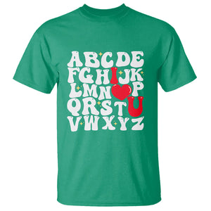 Valentines Day T Shirt Alphabet ABC I Love You Heart Gifts TS02 Irish Green Printyourwear