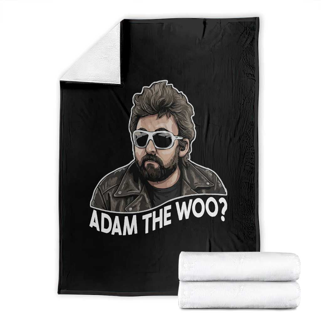 Adam Inspired Graphic Throw Blanket The Woo Memorial Tribute TS02 Black Print Your Wear