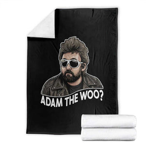 Adam Inspired Graphic Throw Blanket The Woo Memorial Tribute TS02 Black Print Your Wear