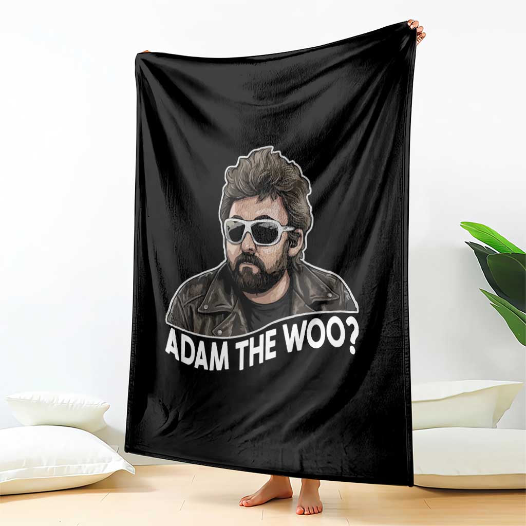 Adam Inspired Graphic Throw Blanket The Woo Memorial Tribute TS02 Print Your Wear