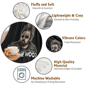 Adam Inspired Graphic Throw Blanket The Woo Memorial Tribute TS02 Print Your Wear