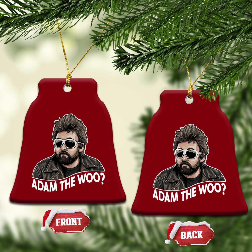 Adam Inspired Graphic Ceramic Ornament The Woo Memorial Tribute TS02 Print Your Wear