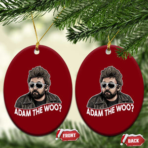 Adam Inspired Graphic Ceramic Ornament The Woo Memorial Tribute TS02 Print Your Wear