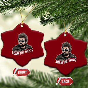 Adam Inspired Graphic Ceramic Ornament The Woo Memorial Tribute TS02 Print Your Wear