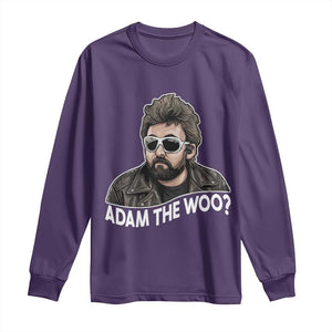 Adam Inspired Graphic Long Sleeve Shirt The Woo Memorial Tribute TS02 Purple Print Your Wear