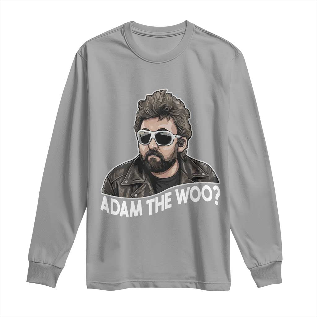 Adam Inspired Graphic Long Sleeve Shirt The Woo Memorial Tribute TS02 Sport Gray Print Your Wear