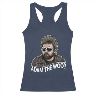 Adam Inspired Graphic Racerback Tank Top The Woo Memorial Tribute TS02 Navy Print Your Wear