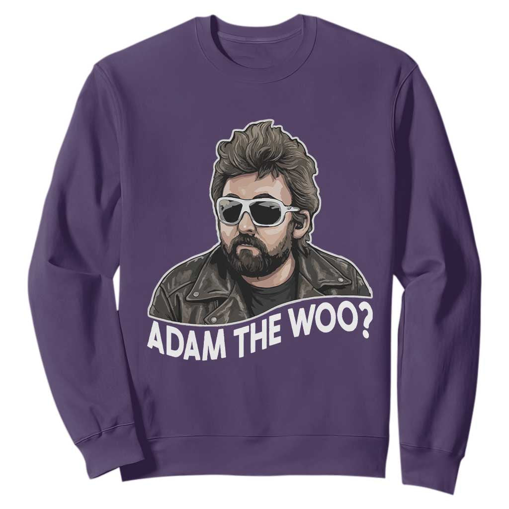 Adam Inspired Graphic Sweatshirt The Woo Memorial Tribute TS02 Purple Print Your Wear