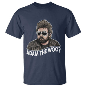 Adam Inspired Graphic T Shirt The Woo Memorial Tribute TS02 Navy Print Your Wear