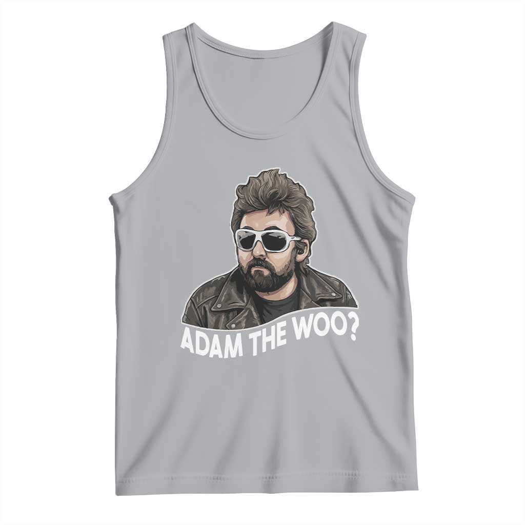 Adam Inspired Graphic Tank Top The Woo Memorial Tribute TS02 Athletic Heather Print Your Wear