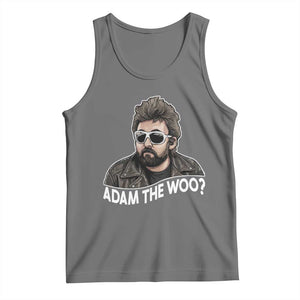 Adam Inspired Graphic Tank Top The Woo Memorial Tribute TS02 Black Heather Print Your Wear