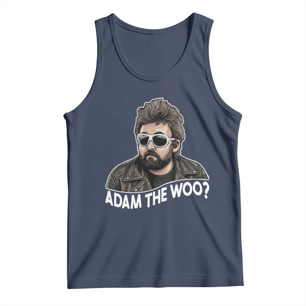 Adam Inspired Graphic Tank Top The Woo Memorial Tribute TS02 Navy Print Your Wear