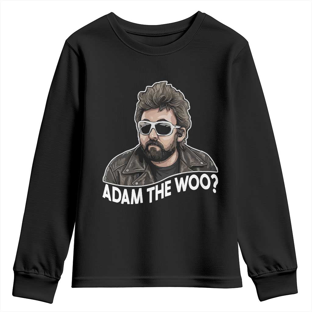 Adam Inspired Graphic Youth Sweatshirt The Woo Memorial Tribute TS02 Black Print Your Wear