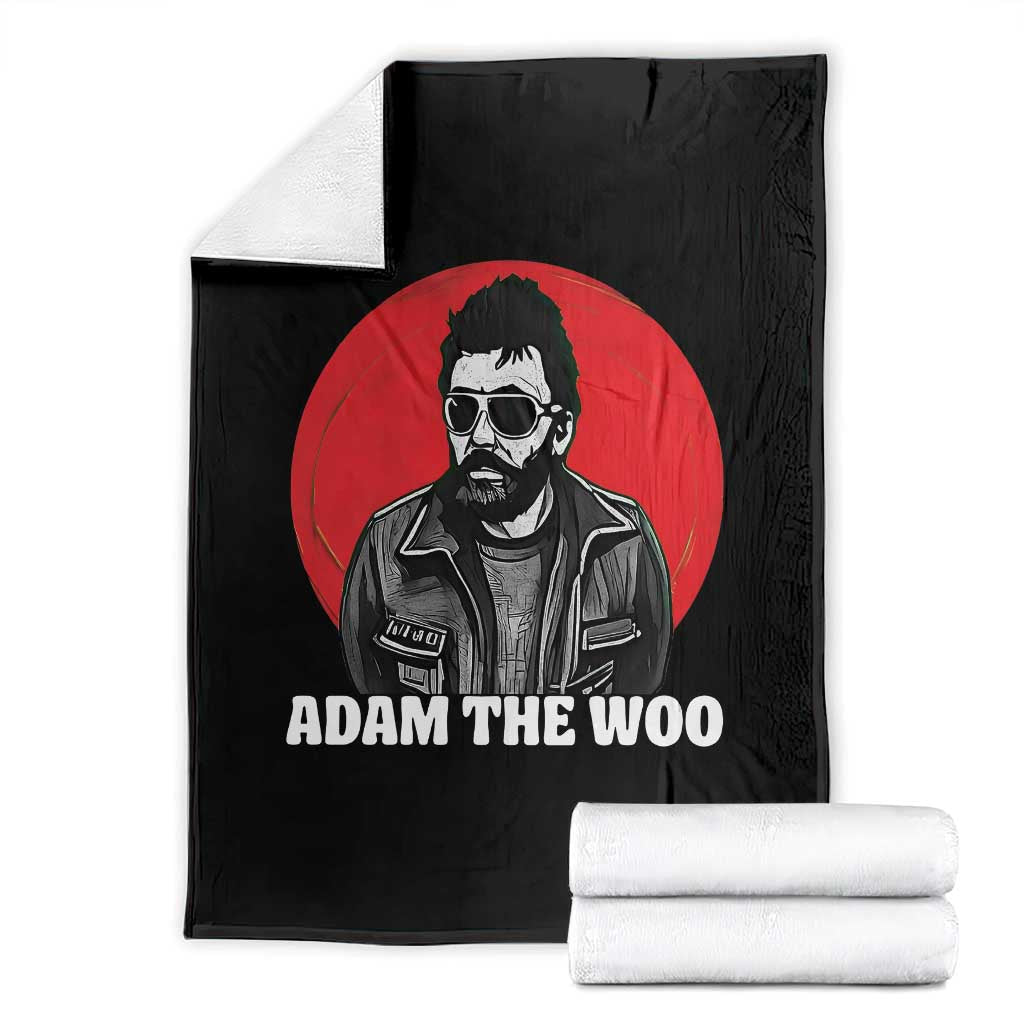 Adam Inspired Graphic Throw Blanket The Woo In Remembrance Memorial Tribute TS02 Black Print Your Wear