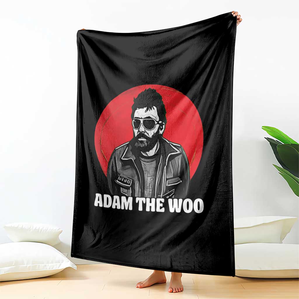 Adam Inspired Graphic Throw Blanket The Woo In Remembrance Memorial Tribute TS02 Print Your Wear