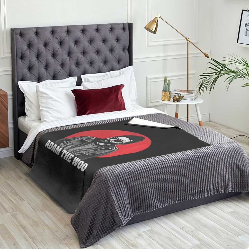 Adam Inspired Graphic Throw Blanket The Woo In Remembrance Memorial Tribute TS02 Print Your Wear