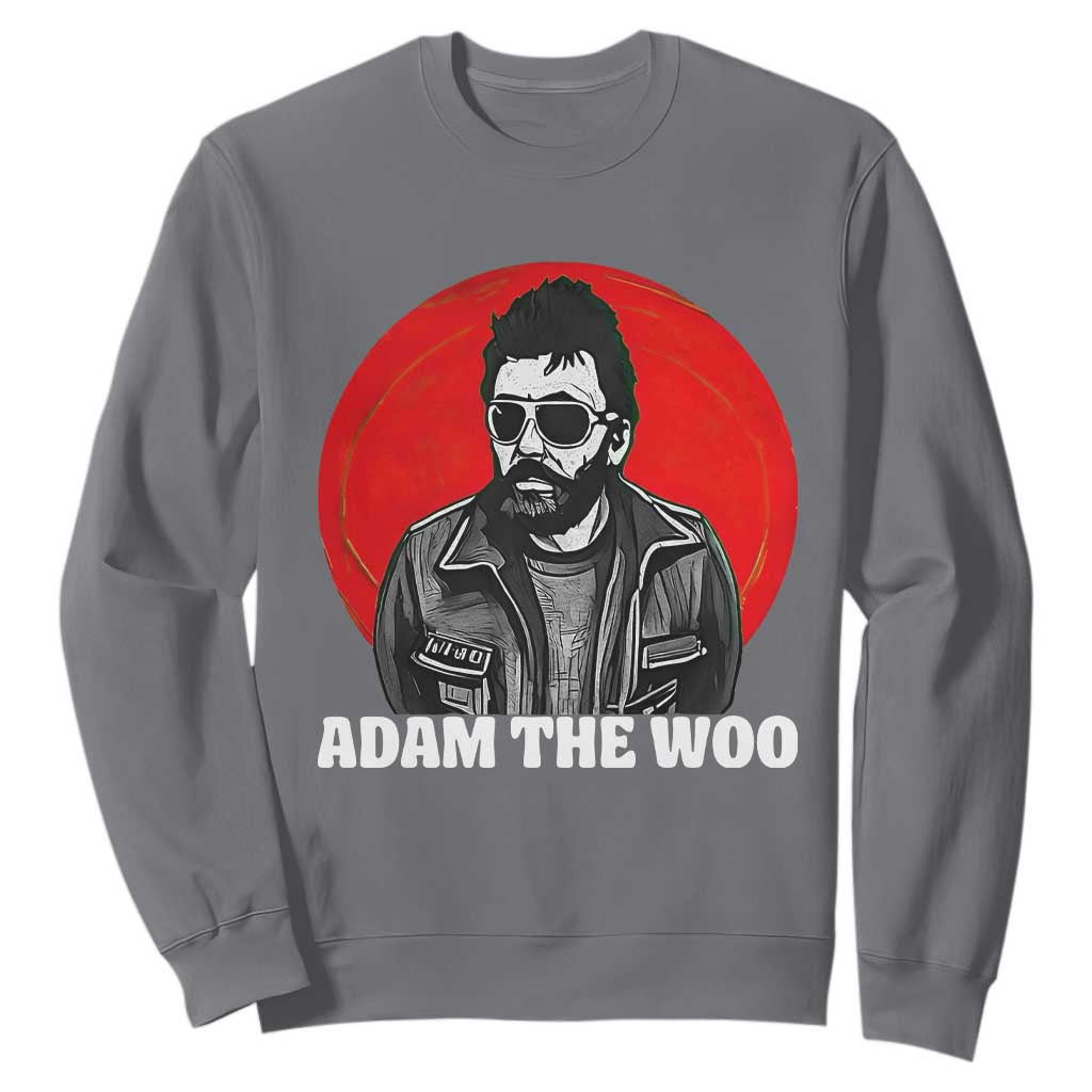 Adam Inspired Graphic Sweatshirt The Woo In Remembrance Memorial Tribute TS02 Charcoal Print Your Wear