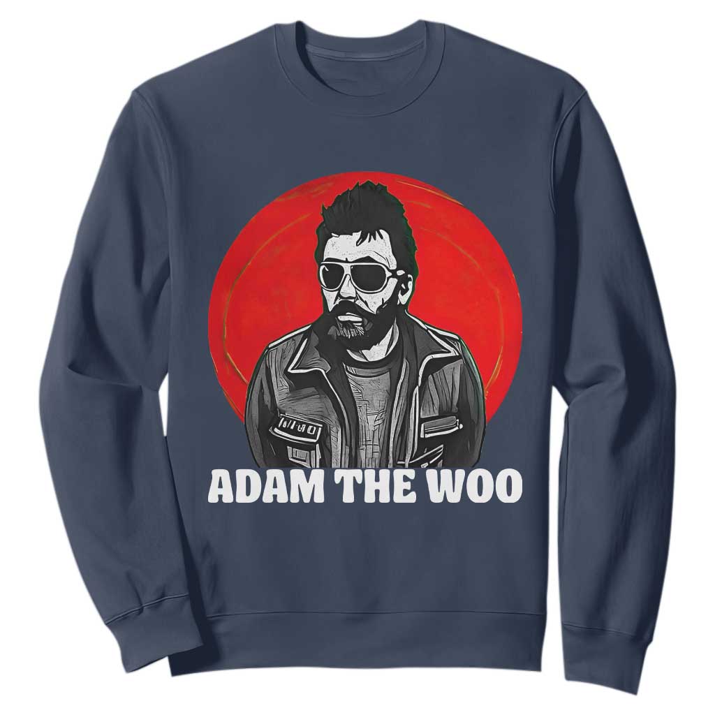 Adam Inspired Graphic Sweatshirt The Woo In Remembrance Memorial Tribute TS02 Navy Print Your Wear