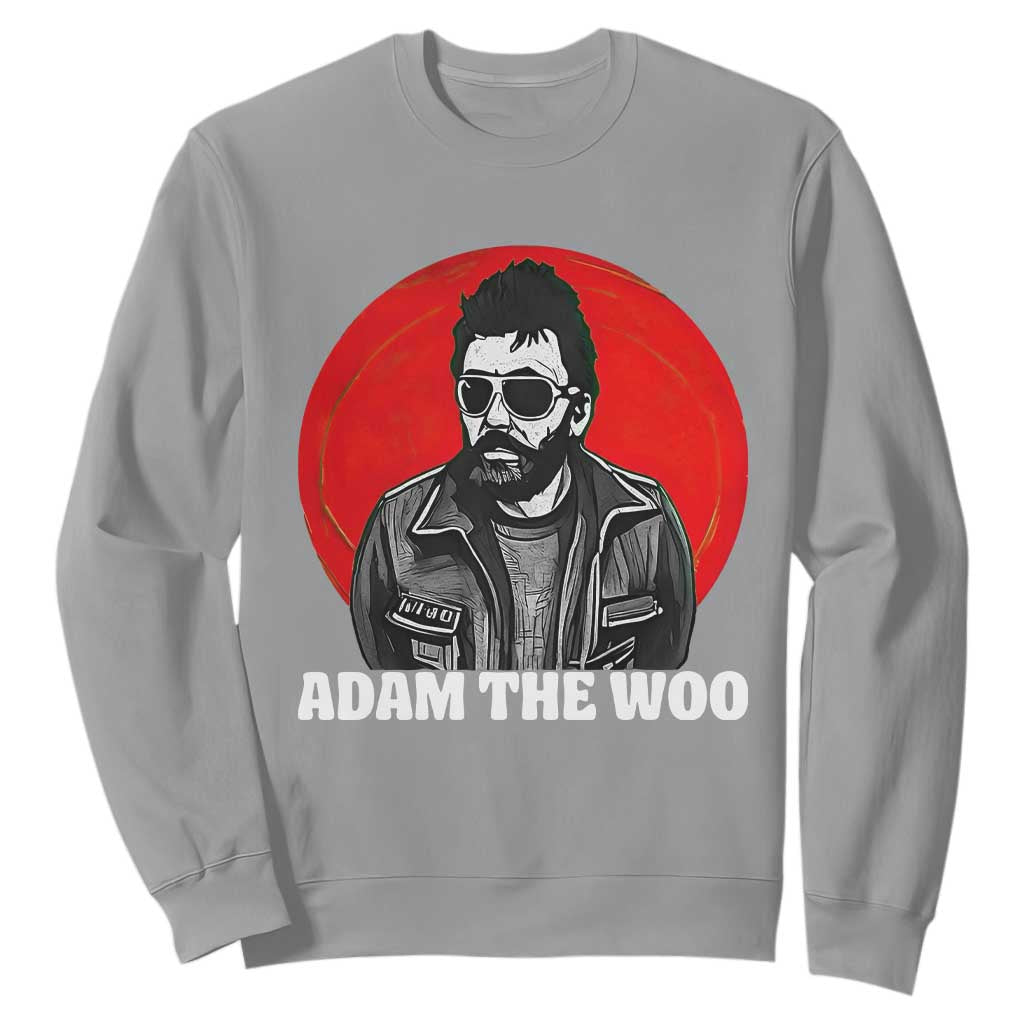 Adam Inspired Graphic Sweatshirt The Woo In Remembrance Memorial Tribute TS02 Sport Gray Print Your Wear