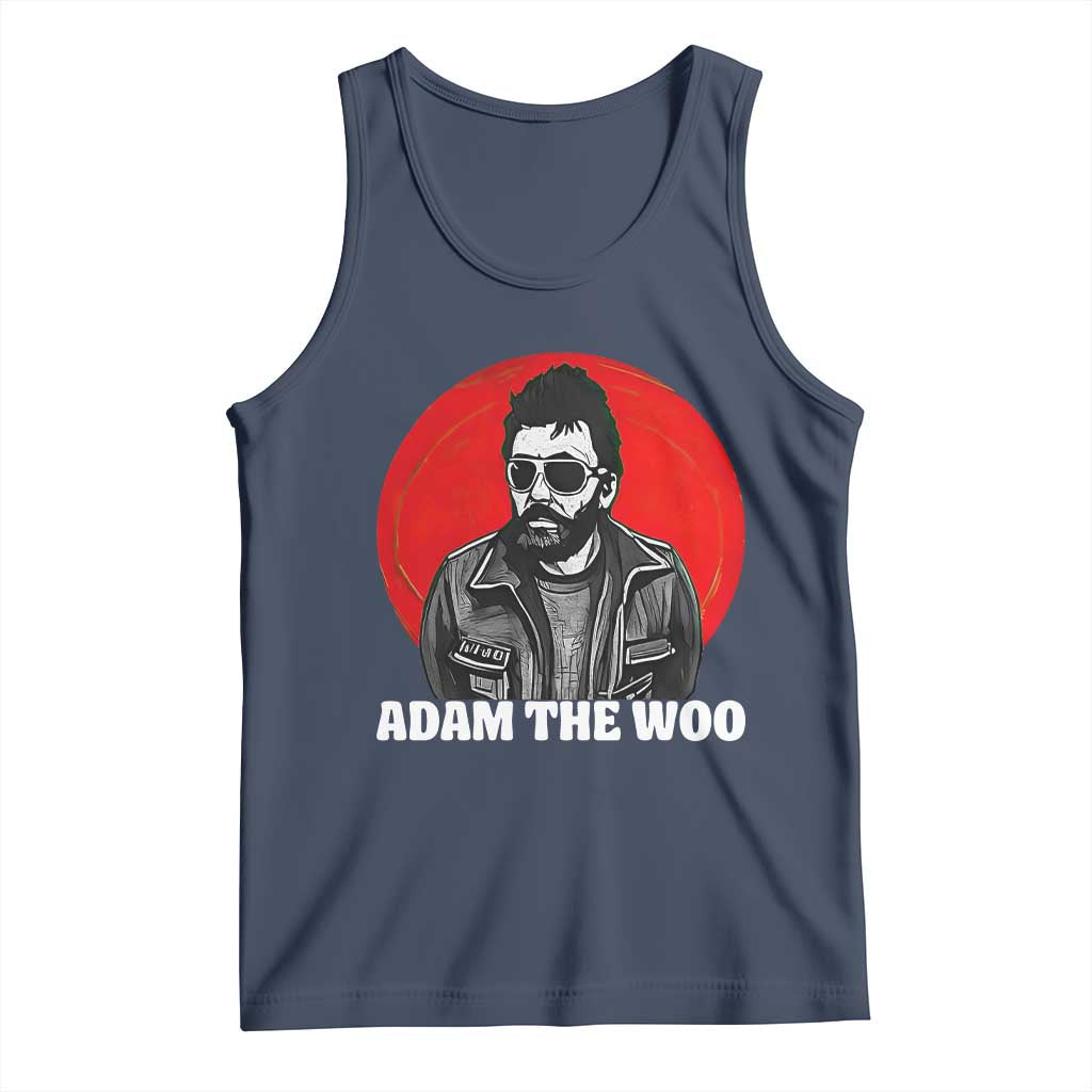 Adam Inspired Graphic Tank Top The Woo In Remembrance Memorial Tribute TS02 Navy Print Your Wear