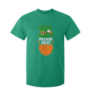 Funny St Patricks Day T Shirt For Kid Feckin Eejit Irish Slang Idiot Patty's Day TS02 Irish Green Print Your Wear