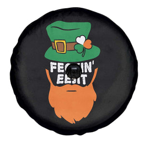 Funny St Patricks Day Spare Tire Cover Feckin Eejit Irish Slang Idiot Patty's Day TS02 Print Your Wear