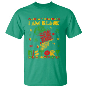 I Am Black History T Shirt African American Pride Black DNA TS02 Irish Green Printyourwear