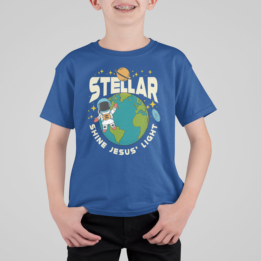VBS Stellar T Shirt For Kid Shine Jesus Light VBS Vacation Bible School Space Christian TS02 Printyourwear