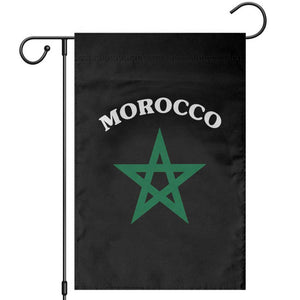 Morocco Pride Flag Star Garden Flag Patriotic Moroccan Heritage Souvenir TS02 Black Print Your Wear