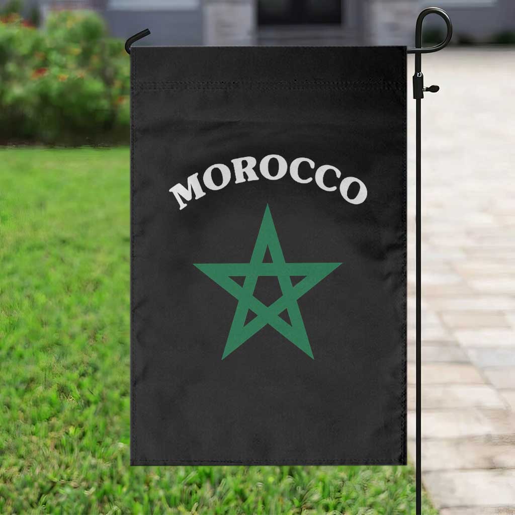 Morocco Pride Flag Star Garden Flag Patriotic Moroccan Heritage Souvenir TS02 Print Your Wear