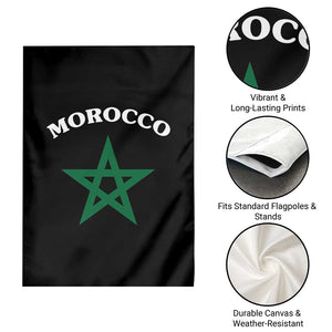 Morocco Pride Flag Star Garden Flag Patriotic Moroccan Heritage Souvenir TS02 Print Your Wear
