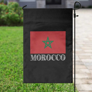 Vintage Morocco Flag Garden Flag Patriotic Moroccan Pride TS02 Print Your Wear