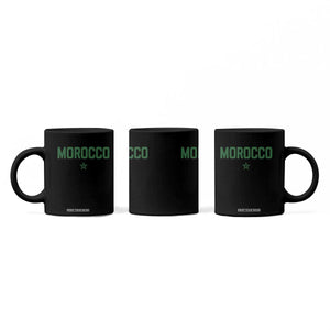 Morocco Star Flag Minimalist Moroccan Pride Coffee Mug TS02 Print Your Wear