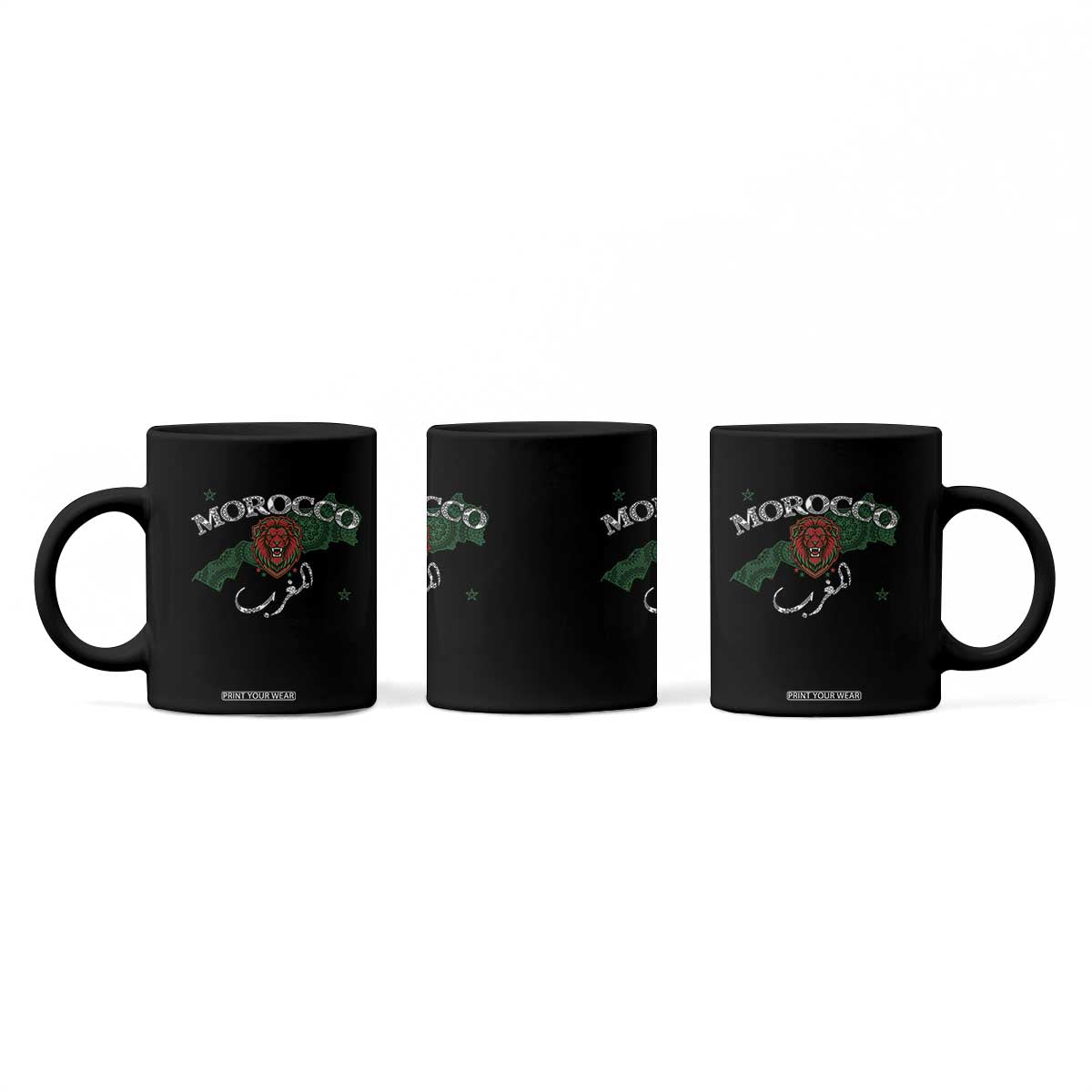 Morocco Lion Maghrib Moroccan Spirit Heritage Coffee Mug TS02 Print Your Wear