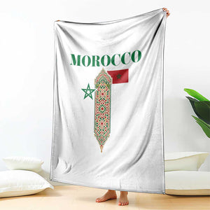 Traditional Moroccan Mosaic Archway Graphic Throw Blanket Morocco Architecture Tile Pattern TS02 Print Your Wear