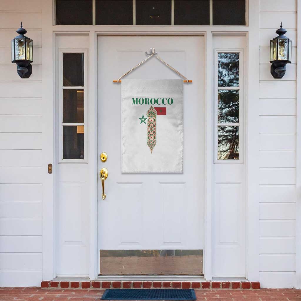 Traditional Moroccan Mosaic Archway Graphic Garden Flag Morocco Architecture Tile Pattern TS02 Print Your Wear