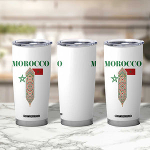 Traditional Moroccan Mosaic Archway Graphic Tumbler Cup Morocco Architecture Tile Pattern TS02 Print Your Wear