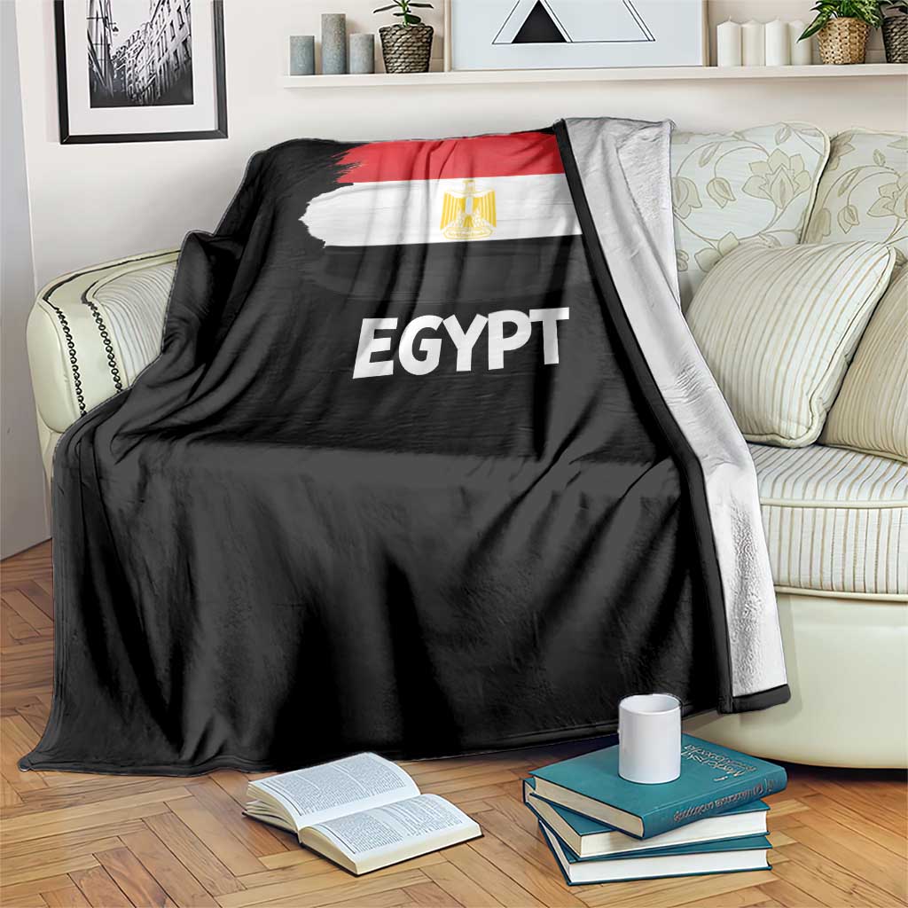 Egypt Flag Misr Pride Throw Blanket Egyptian Eagle of Saladin Heritage TS02 Print Your Wear
