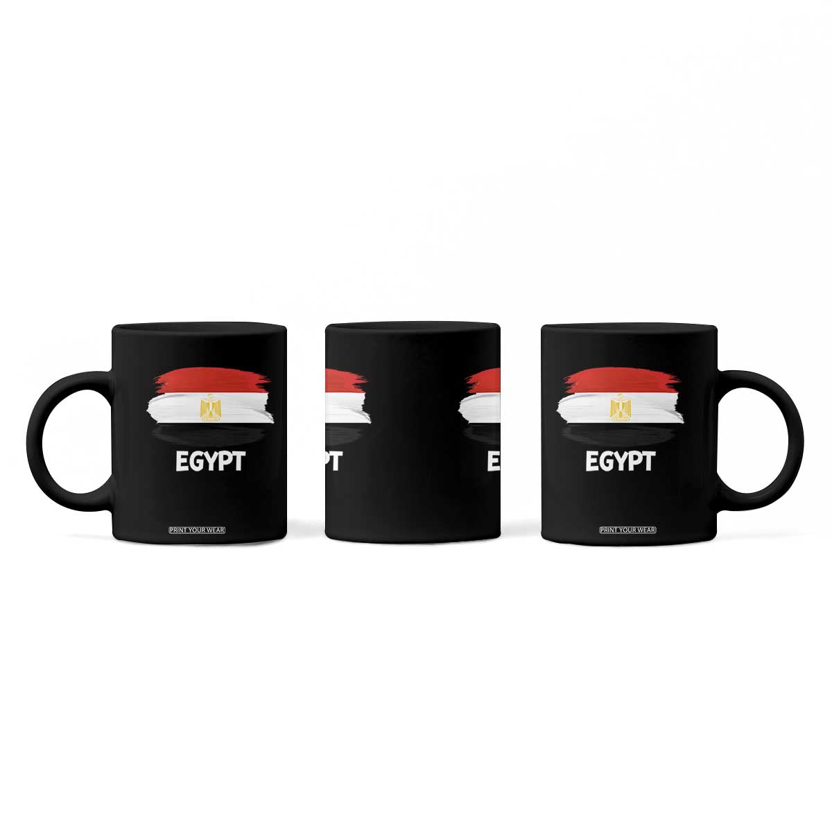 Egypt Flag Misr Pride Coffee Mug Egyptian Eagle of Saladin Heritage TS02 Print Your Wear