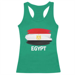 Egypt Flag Misr Pride Racerback Tank Top Egyptian Eagle of Saladin Heritage TS02 Irish Green Print Your Wear