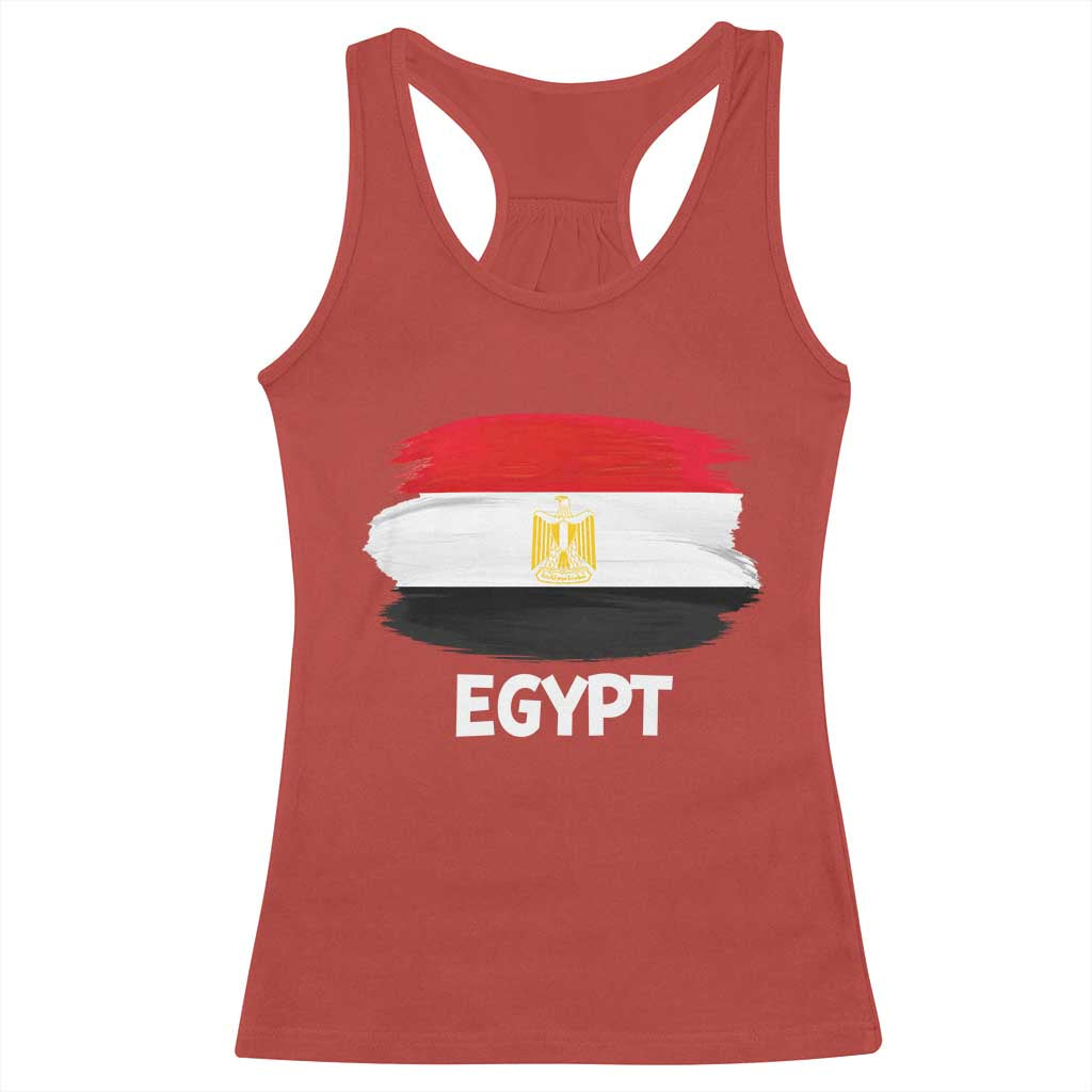 Egypt Flag Misr Pride Racerback Tank Top Egyptian Eagle of Saladin Heritage TS02 Red Print Your Wear