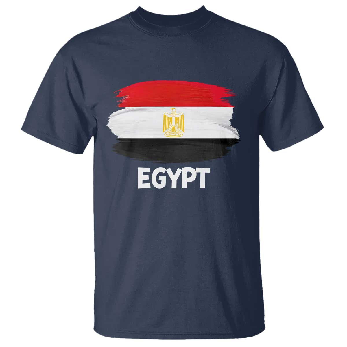 Egypt Flag Misr Pride T Shirt Egyptian Eagle of Saladin Heritage TS02 Navy Print Your Wear