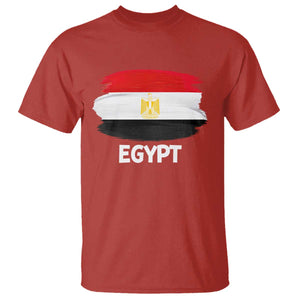 Egypt Flag Misr Pride T Shirt Egyptian Eagle of Saladin Heritage TS02 Red Print Your Wear