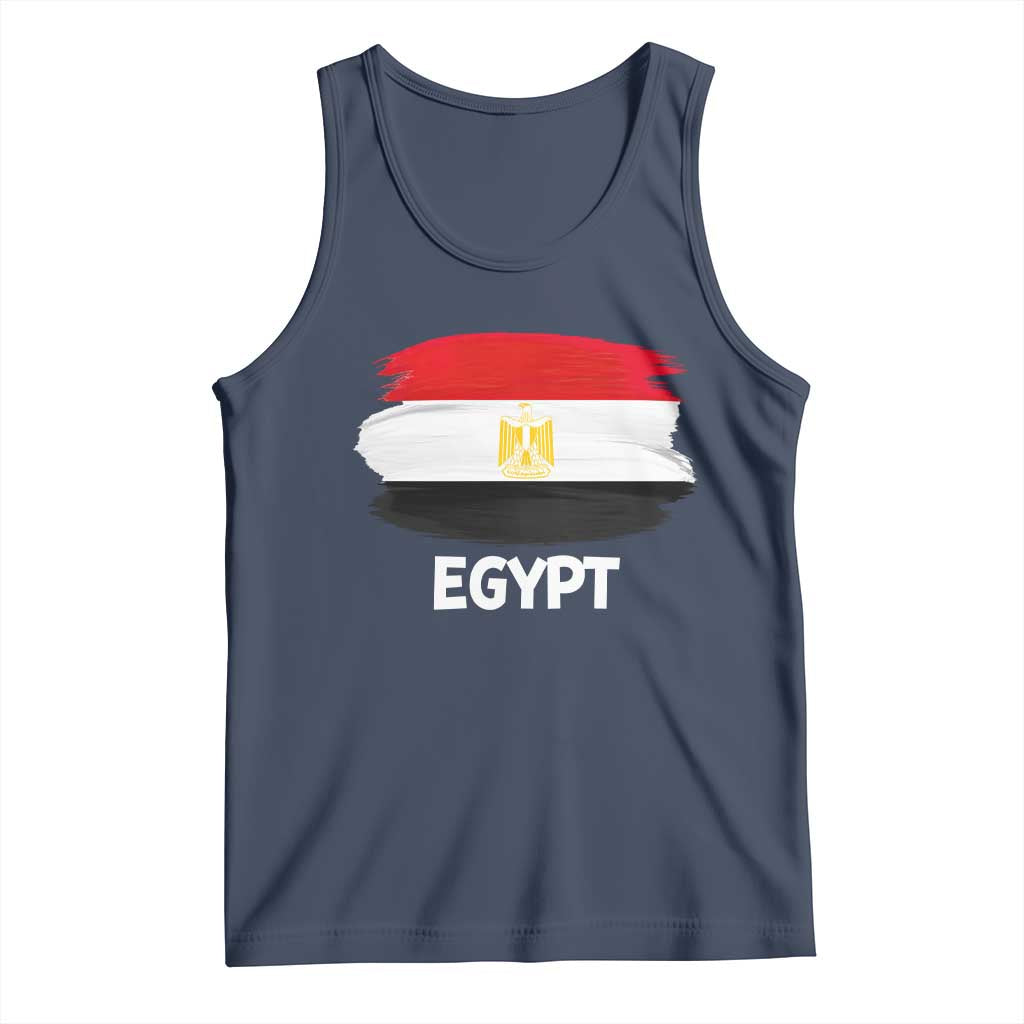 Egypt Flag Misr Pride Tank Top Egyptian Eagle of Saladin Heritage TS02 Navy Print Your Wear