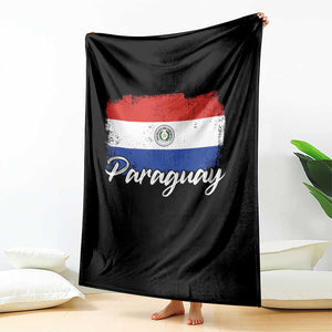 Vintage Paraguay Flag Paraguaya Heritage Pride Roots Throw Blanket TS02 Print Your Wear