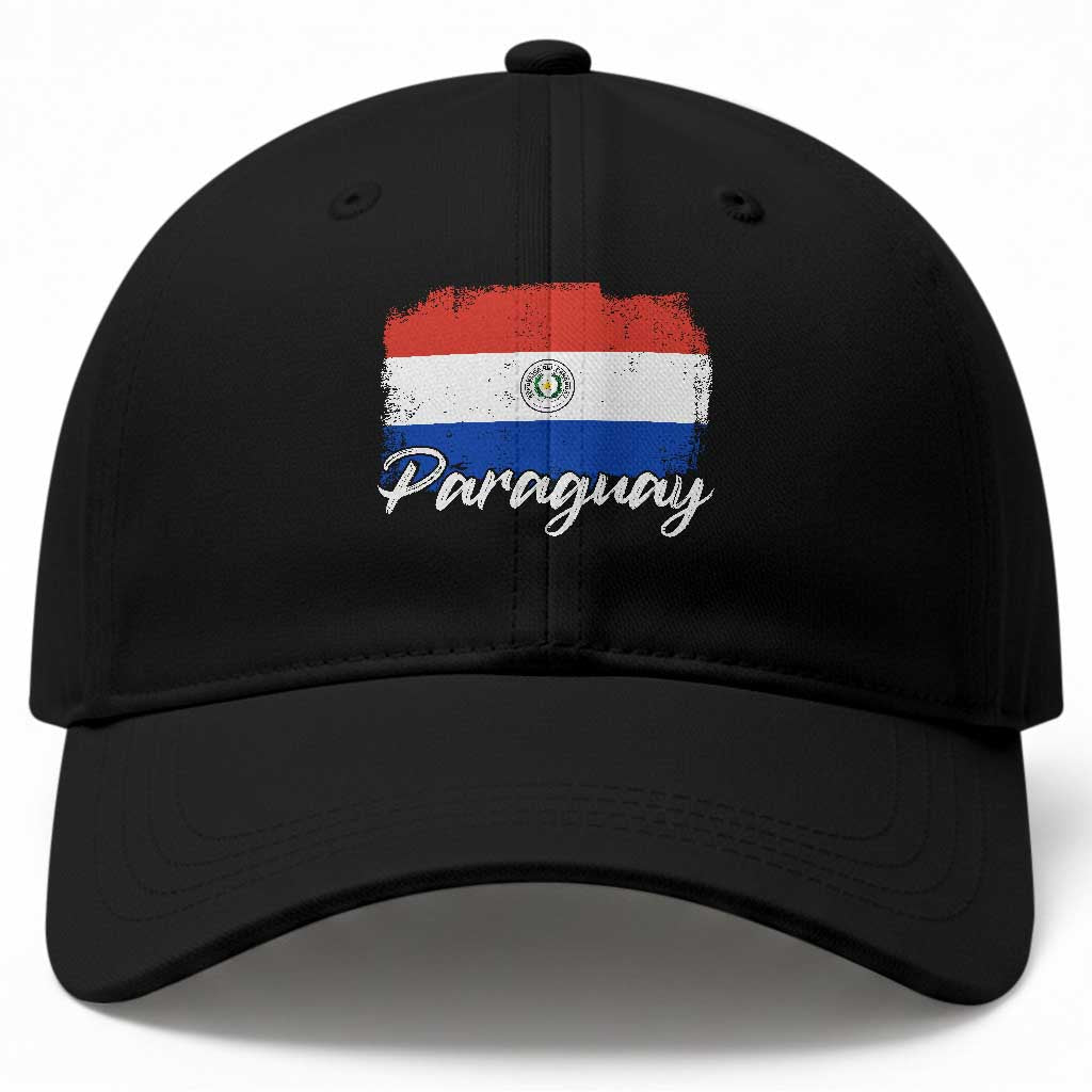 Vintage Paraguay Flag Paraguaya Heritage Pride Roots Baseball Cap TS02 Print Your Wear