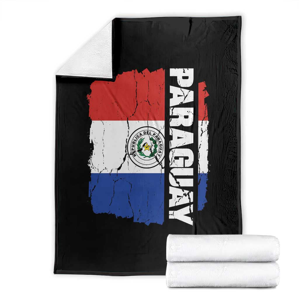 Paraguay Proud Roots Vintage Paraguaya Flag Heritage Pride Throw Blanket TS02 Black Print Your Wear