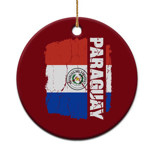 Paraguay Proud Roots Vintage Paraguaya Flag Heritage Pride Ceramic Ornament TS02 1pc Red Print Your Wear